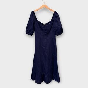 NWT Reformation Belgium Linen Maxi Dress Size 6